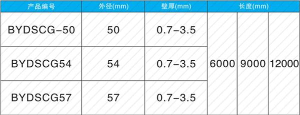 天津钳压式声测管产品规格尺寸